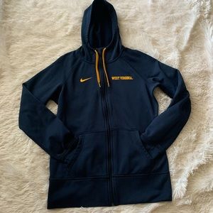 WVU Nike zip up hoodie